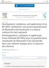 Development, Validation, And Application Of An RP-HPLC Method For Concurrent Quantification Of Minoxidil And Finasteride In A Topical Solution For Hair Regrowth