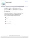 Blood Zinc Levels in Nursing Women from Different Regions of the West Bank of Palestine