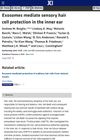 Exosomes Mediate Sensory Hair Cell Protection in the Inner Ear