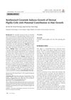 Synthesized Ceramide Induces Growth of Dermal Papilla Cells with Potential Contribution to Hair Growth