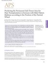 Predicting the Permanent Safe Donor Area for Hair Transplantation in Koreans with Male Pattern Baldness According to the Position of the Parietal Whorl