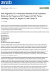 Hair Regrowth Oil: A Narrative Review of the Published Evidence for Rosemary Oil, Peppermint Oil, Panax Ginseng, Castor Oil, Argan Oil, and Olive Oil