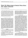 Donor Site Reharvesting in Patients with Exhausted Donor Sites