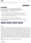 Zinc, Copper, and Iron in Selected Skin Diseases