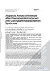 Alopecia Areata Universalis After Phenobarbital-Induced Anticonvulsant Hypersensitivity Syndrome