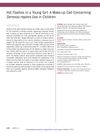 Hot Flashes in a Young Girl: A Wake-Up Call Concerning Serenoa Repens Use in Children