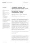 Therapeutic Potential and Pharmacological Insights of Total Glucosides of Paeony in Dermatologic Diseases: A Comprehensive Review