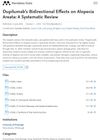 Dupilumab's Bidirectional Effects on Alopecia Areata: A Systematic Review