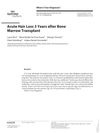 Acute Hair Loss Three Years After Bone Marrow Transplant