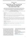 Adult Female Acne and Associated Risk Factors: Results of a Multicenter Case-Control Study in Italy