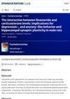 The Interaction Between Finasteride and Corticosterone Levels: Implications for Depression and Anxiety-Like Behavior and Hippocampal Synaptic Plasticity in Male Rats