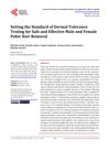 Setting the Standard of Dermal Tolerance Testing for Safe and Effective Male and Female Pubic Hair Removal
