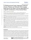 A Multidimensional Study Integrating Traditional Chinese Medicine and Network Pharmacology: Exploring the Skin Repair and Anti-Aging Effects of a Specific Combination of Five-Colored Plants