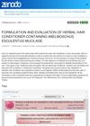 Formulation And Evaluation Of Herbal Hair Conditioner Containing Abelmoschus Esculentus Mucilage