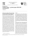 Aesthetic Surgery – Pertinent Papers 2002–2003