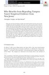Who Benefits from Repealing Tampon Taxes? Empirical Evidence from New Jersey