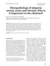 Histopathology of Alopecia Areata, Acute and Chronic: Why Is It Important to the Clinician?