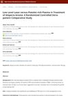 Low Level Laser Versus Platelet-Rich Plasma in Treatment of Alopecia Areata: A Randomized Controlled Intra-Patient Comparative Study