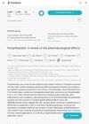 Forsythiasides: A Review of the Pharmacological Effects