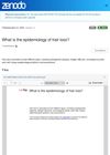What Is The Epidemiology Of Hair Loss?