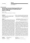 Association Between Smoking and Hair Loss: Another Opportunity for Health Education Against Smoking?