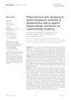 Phytochemical and Nanoparticle-Based Therapeutic Potential of Sphaeranthus Indicus Against Hepatocellular Carcinoma via Cryptomeridiol Targeting