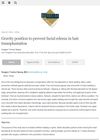 Gravity Position to Prevent Facial Edema in Hair Transplantation