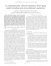 A Computationally Inferred Regulatory Heart Aging Model Including Post-Transcriptional Regulations