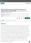 Renal Function During Long-Term Treatment of Hypertension with Minoxidil