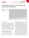 Forehead-Supporting Chair System for Follicular Unit Extraction Hair Transplantation