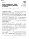 British Menopause Society Tools for Clinicians: Testosterone Replacement in Menopause