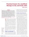 Practical Issues for Emollient Therapy in Dry and Itchy Skin