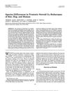 Species Differences in Prostatic Steroid 5α-Reductases of Rat, Dog, and Human