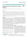 Bioprinting of Skin Constructs for Wound Healing