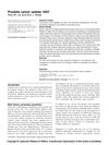 Prostate Cancer Update: 2007