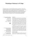 Pemphigus Foliaceus in 91 Dogs
