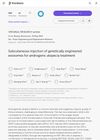 Subcutaneous Injection of Genetically Engineered Exosomes for Androgenic Alopecia Treatment