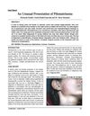 An Unusual Presentation of Pilomatrixoma