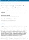Serum Testosterone Levels and Clinical Signs of Hypogonadism in Men with Type 2 Diabetes