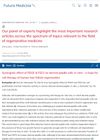 Our Panel of Experts Highlight the Most Important Research Articles Across the Spectrum of Topics Relevant to the Field of Regenerative Medicine