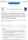 Treatment of Androgenetic Alopecia with 5-Aminolevulinic Acid Photodynamic Therapy: A Randomized, Placebo-Controlled, Split-Scalp Study of Efficacy and Safety