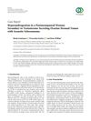 Hyperandrogenism in a Postmenopausal Woman Secondary to Testosterone-Secreting Ovarian Stromal Tumor with Acoustic Schwannoma