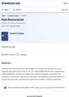 Hair Restoration