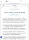 Rational Evaluation of Patients with COVID-19-Related Hair Loss