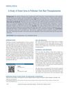 A Study of Donor Area in Follicular Unit Hair Transplantation