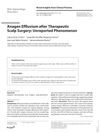 Anagen Effluvium After Therapeutic Scalp Surgery: Unreported Phenomenon