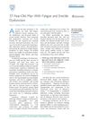 37-Year-Old Man With Fatigue and Erectile Dysfunction