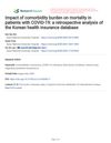 Impact of Comorbidity Burden on Mortality in Patients With COVID-19: A Retrospective Analysis of the Korean Health Insurance Database
