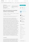 Native and Engineered Extracellular Vesicles for Wound Healing