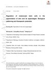Regulation of Melanocyte Stem Cells in the Pigmentation of Skin and Its Appendages: Biological Patterning and Therapeutic Potentials